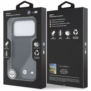 BMW M Carbon Logo MagSafe ümbris jaoks iPhone 17 Pro - graphite