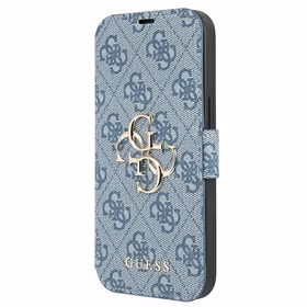 Guess GUBKP13L4GMGBL iPhone 13 Pro / 13 6,1" sinine/sinine raamatümbris 4G Big Metal Logo