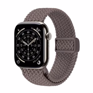 Crong Wave Band punutud Apple Watch rihm, 44/45/46/49 mm, pruun