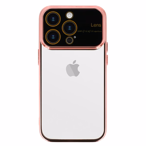 Electro Lens Ümbris jaoks Iphone 14 Pro Rose kuldne