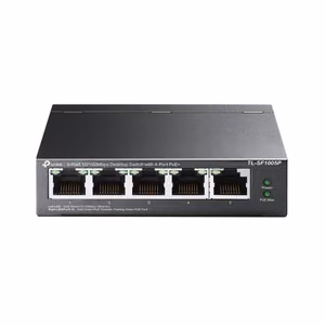 TP-Link TL-SF1005P kommutaator, 5x10/100, 4xPoE