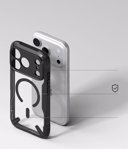 Ringke Fusion X Magnetic MagSafe ümbris mudelitele iPhone 18 Pro / 17 Pro, must
