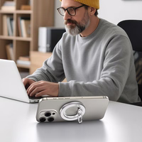 Tech-Protect MMR600 Magsafe Phone Ring Hoidja - Silver