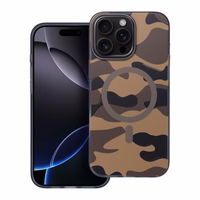 Ümbris jaoks iPhone 16 PRO MAX Forcell F-Protect Levels Dual Layer 4D technology compatible with Magsafe Military Drop-Test desert camo