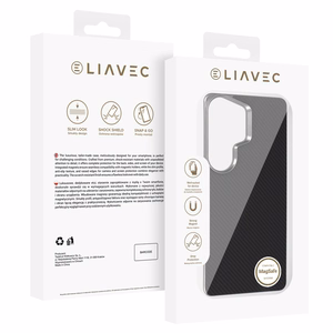 Liavec Carbon Layer Magsafe Aramid Fiber ümbris Samsung Galaxy S26 Ultra must
