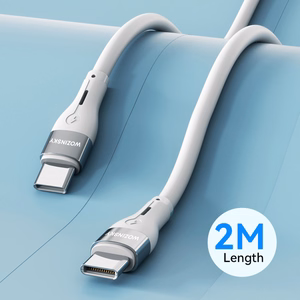 Wozinsky WSTCC2 USB-C / USB-C PD 65W kaabel 2 m - valge