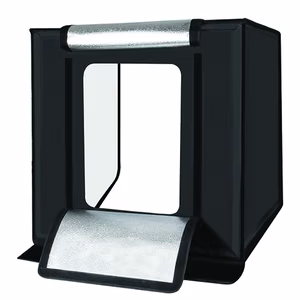 Photo box koos LED lightning, 60x60x60cm