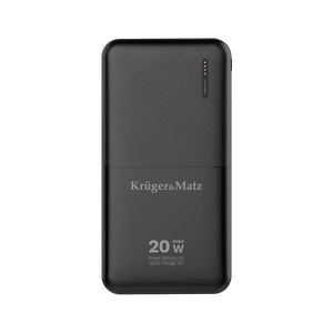 Kruger&Matz 10 000 mAh Li-pol akupank QC ja PD-ga
