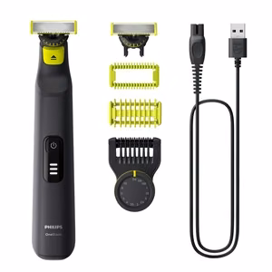 Philips OneBlade Pro 360 QP6542/15 – märg- ja kuivkasutusega näo- ja kehapiirel, tööaeg 90 min, liitiumioonaku, must