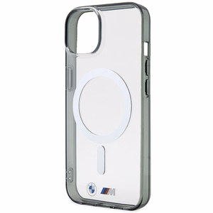BMW BMHMP14SHCRS iPhone 14 6.1" ümbris läbipaistev hardcase hõbedane Ring MagSafe