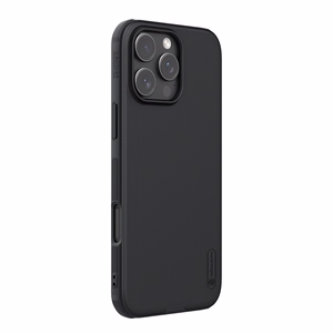 Nillkin Super Frosted Shield Pro ümbris jaoks iPhone 16 Pro - must