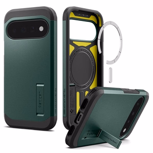 Spigen Tough Armor Mag MagSafe ümbris mudelile Google Pixel 11, tumeroheline