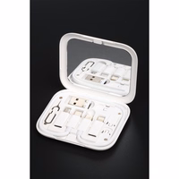 Setty reisiadapteri komplekt 11 in 1 AD-S11-16 roosa