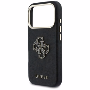 Guess FW Resin Logo Чехол для iPhone 17 Pro - чёрный