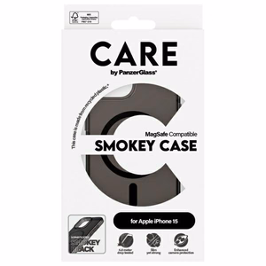 Care PanzerGlass Flagship Ümbris MagSafe jaoks iPhone 15 - Must