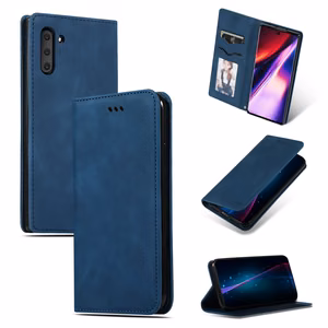 Чехол Business Style Xiaomi Poco X8 Pro — тёмно-синий
