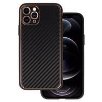 TEL PROTECT Leather Carbon Ümbris jaoks Iphone 11 Pro Must