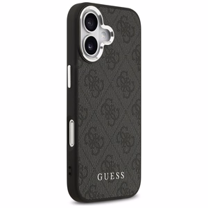 Guess 4G Classic Logo MagSafe ümbris iPhone 17 jaoks, must