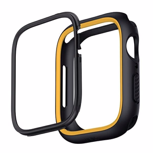 Uniq Moduo ümbris jaoks Apple Watch 4/5/6/7/8/9/SE/SE2 44/45mm - must and mustard