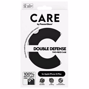 CARE by PanzerGlass Feature Double Defense Ümbris jaoks iPhone 16 Plus - Must