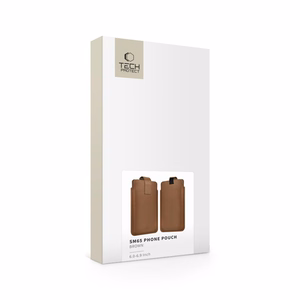 Tech-Protect SM65 ümbris jaoks 6.0-6.9" smartphones - brown