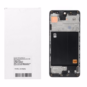 FIXCELL AMOLED LCD-ekraan raamiga SAMSUNG A51 4G jaoks, must (vahetatud klaas)