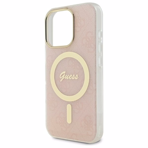 Guess IML 4G MagSafena iPhone 16 Pro Ümbris - roosa