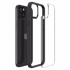 SPIGEN ümbris ULTRA HYBRID jaoks IPHONE 15 Plus matte must