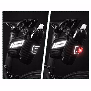Rockbros C32BK sadulakott 1.5 l veepudeli taskuga - must