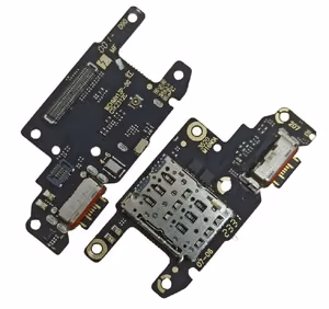 Flex Xiaomi Redmi Note 13 Pro 5G/Poco X6 5G koos charging connector ja microphone, SIM card contact original (service pack)