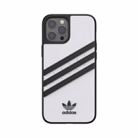 Adidas OR Moulded Ümbris PU jaoks iPhone 12 Pro Max - valge/must