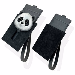 Nimmy Big Eyed Pet 2.0 Panda 3-in-1 Phone Bag + Wallet + Tracker Ümbris - Must