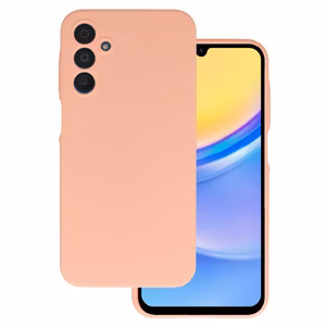 Silicone Lite Ümbris jaoks Samsung Galaxy A15 4G/5G peach