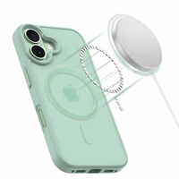 Tech-Protect MagMat MagSafe Ümbris jaoks iPhone 17 - Läbipaistev roheline