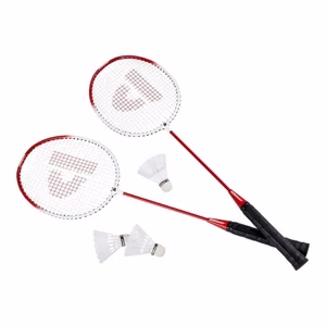 Donnay 6-osaline sulgpallikomplekt kotis, punane