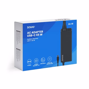 Savio ZA-01 mobile device charger Netbook, Laptop, Smartphone, Telephone must AC Indoor