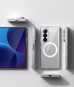 Ringke Fusion Magnetic MagSafe ümbris Samsung Galaxy Z Fold 8 Ultrale, läbipaistev