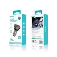 BWOO PD car laadija 2x USB-C port + USB-A 68W must