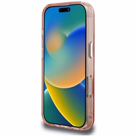 Karl Lagerfeld IML Aquarelle Choupette & Logo iPhone 16 Pro Ümbris - roosa