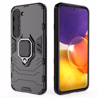 Ring Armor ümbris jaoks Samsung Galaxy S23 armored cover magnetic holder ring must