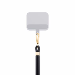 3mk EasyClip telefoni kaelapael, must (kuldsed detailid)
