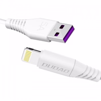 USB Kaabel Dudao "L2L" Valge "Lightning" 100cm (up to 5A)