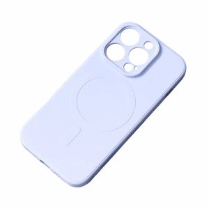 Совместимый с MagSafe силиконовый чехол для iPhone 15 Pro Silicone Case - синий