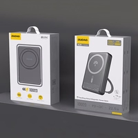 Dudao K28 10000mAh PD 22.5W MagSafe Powerbank metallist korpuse ja rõngaga - Hall