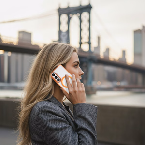 Liavec Soft Ümbris Metal Frame for Samsung Galaxy S26 oranž