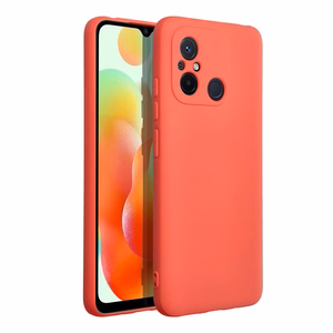 Чехол для Xiaomi Redmi 12C Silicone персиковый