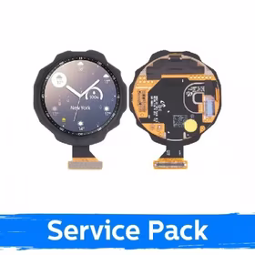 LCD ekraan ühilduv Samsung R855 (R850) Watch 3 45mm must (Service Pack) (NF version)