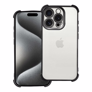 Ümbris jaoks iPhone 15 PRO Antishock Electro must