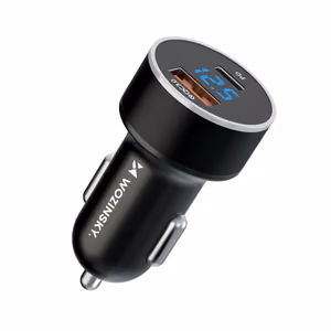 Wozinsky WDCCAC USB-C USB-A 36W Car Laadija - must