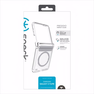 Speck Presidio Perfect-Clear Magnet – MagSafe ümbris Samsung Galaxy Z Flip 8-le (läbipaistev)